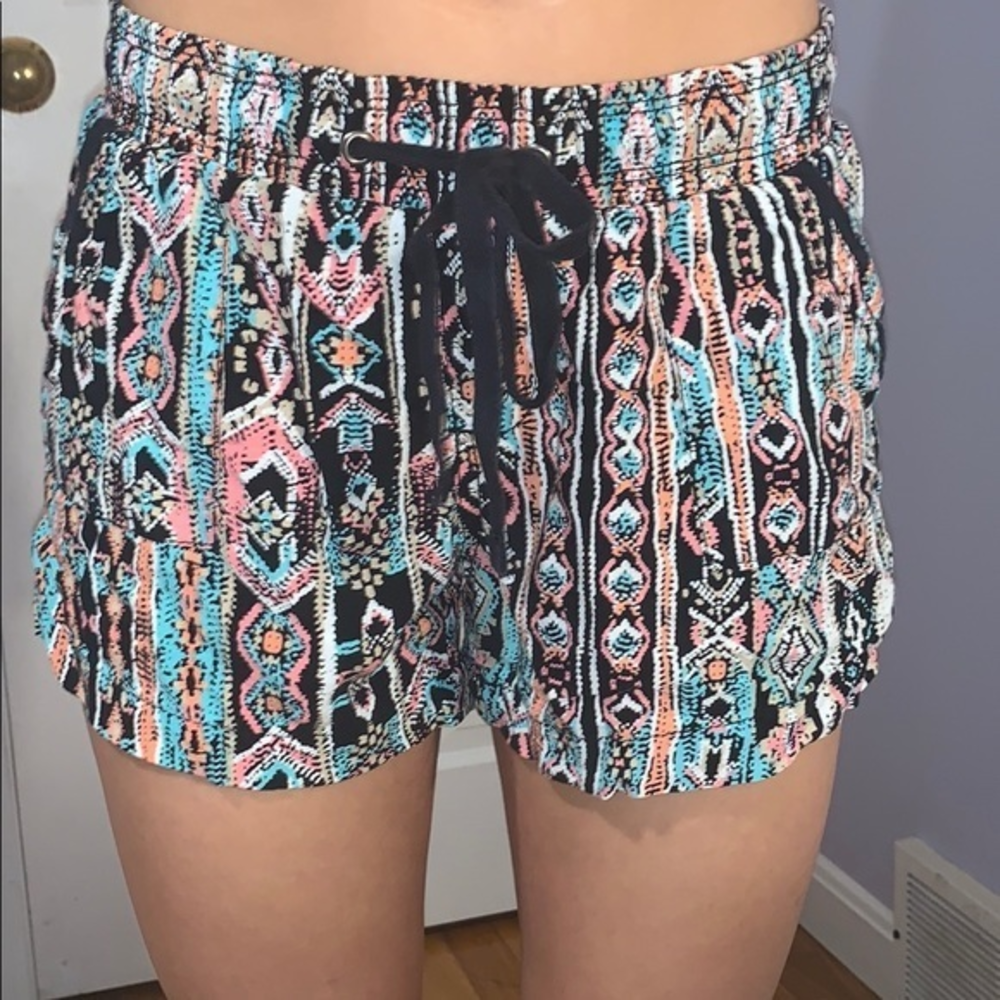 Aztec shorts flowy soft summer forever 21‎